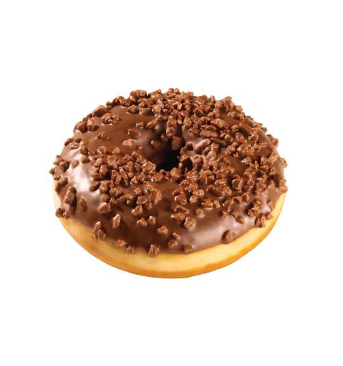 Donut με Σοκολάτα Γάλακτος & Crumbles