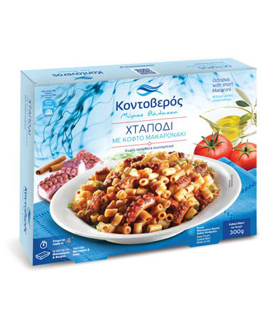 Χταπόδι με Κοφτό Μακαρονάκι